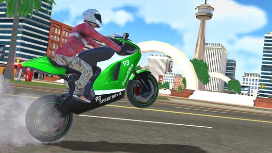 Motorcycle Real Simulator 4.2.5. Скриншот 24