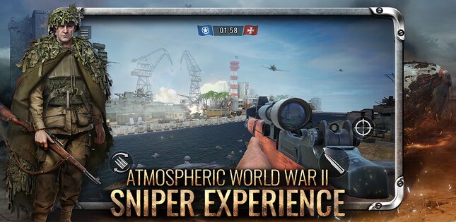 Sniper Online: World War II 0.3.1. Скриншот 1