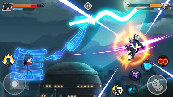 Stickman Shinobi Fighting 7.3. Скриншот 2