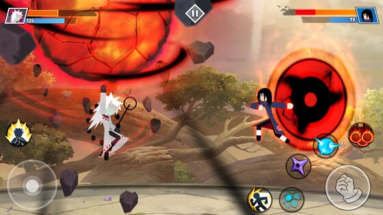 Stickman Shinobi Fighting 7.3. Скриншот 3