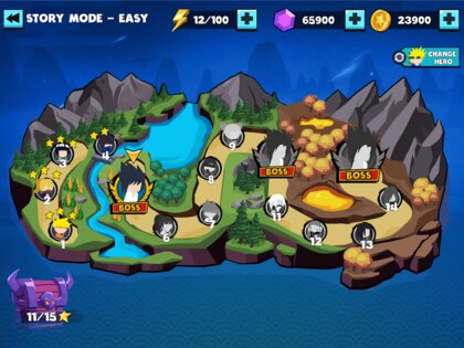 Stickman Shinobi Fighting 7.3. Скриншот 14