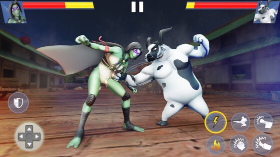 Kung Fu Animal: Fighting Games 2.1.9. Скриншот 2