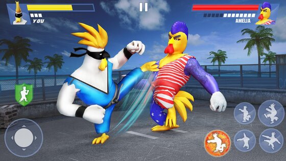 Kung Fu Animal: Fighting Games 2.1.9. Скриншот 3