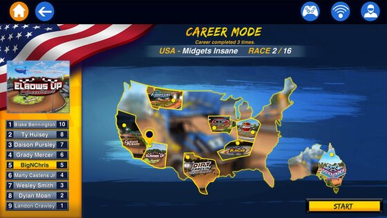 Dirt Trackin Sprint Cars 4.3.9. Скриншот 15
