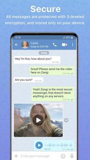 Zangi Messenger 6.5.5. Скриншот 1