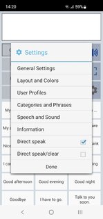 Speech Assistant AAC 6.5.6. Скриншот 8