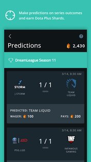 Dota Pro Circuit 1.0.1. Скриншот 3