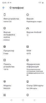 Обзор Realme C33: отличный смартфон для пожилых родственников — Программное обеспечение и железо. 9