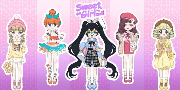 Sweet Girl: Doll Dress Up Game 1.4.5. Скриншот 17