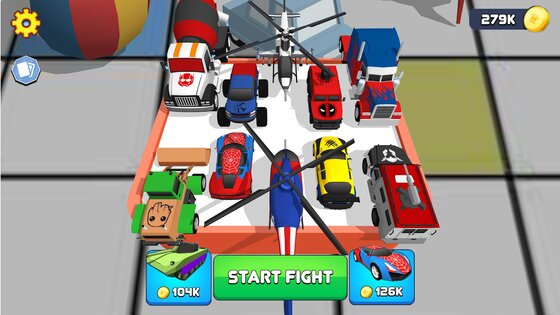 Superhero Car Merge Master 1.0.46. Скриншот 6