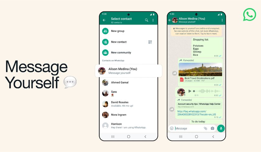 WhatsApp* скопировал «Избранное» из Telegram, но сделал его лучше
