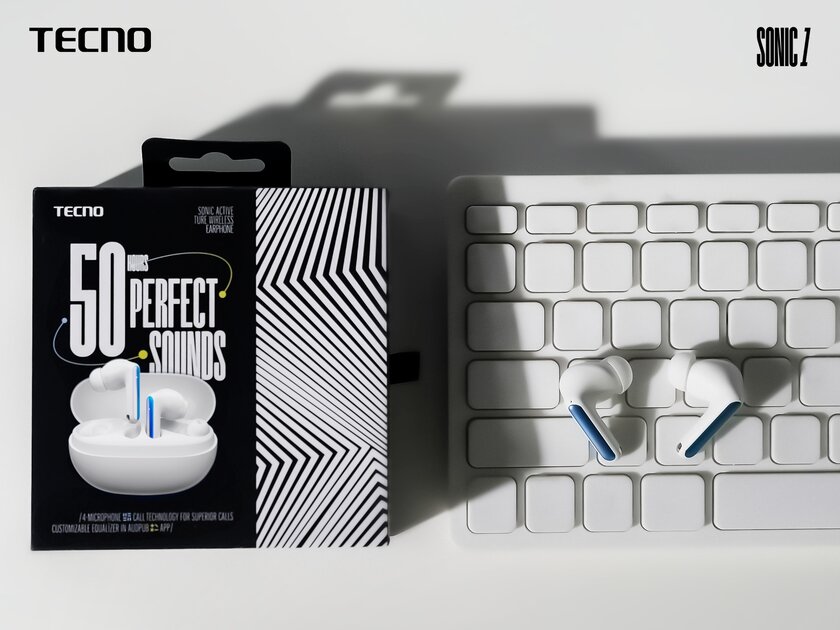 Новинки TECNO приехали в Россию. Среди них двухформатные наушники с отстёгивающимися амбушюрами