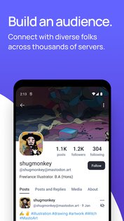 Mastodon – децентрализованная соцсеть 2.13.2. Скриншот 3