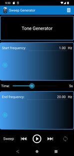 Tone Generator PRO 3.03. Скриншот 2