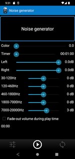 Tone Generator PRO 3.03. Скриншот 5