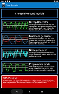Tone Generator PRO 3.03. Скриншот 9