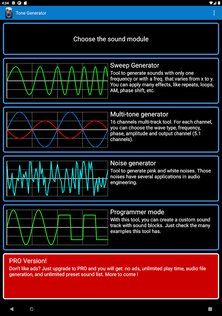 Tone Generator PRO 3.03. Скриншот 17