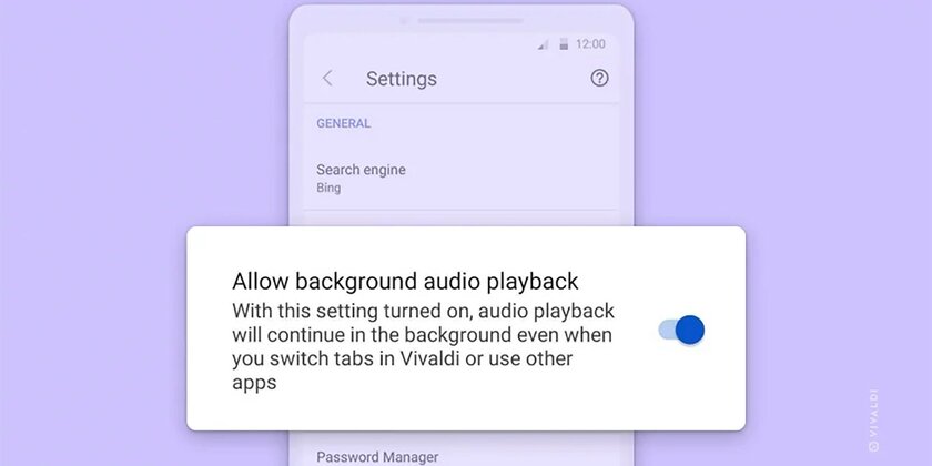 Vivaldi для Android может запускать YouTube в фоне. Работает даже без подписки