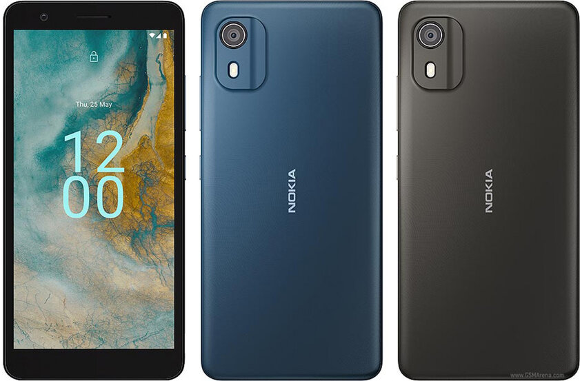 Представлен Nokia C02 — простой, дешёвый, устаревший смартфон с Android 12