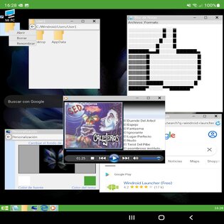 Windroid Launcher 5.0.1. Скриншот 3