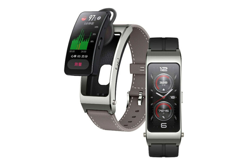 Huawei представила браслет TalkBand B7 с вынимаемым экраном, превращающимся в Bluetooth-гарнитуру