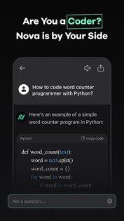 Nova – ChatGPT AI Chatbot 4.0.13. Скриншот 5