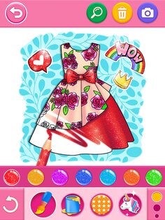 Glitter Dress Coloring 7.1. Скриншот 17