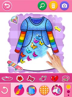 Glitter Dress Coloring 7.1. Скриншот 19