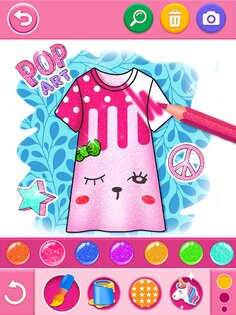 Glitter Dress Coloring 7.1. Скриншот 20