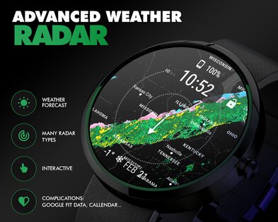 Погода для Wear OS 2.8.1.6. Скриншот 4