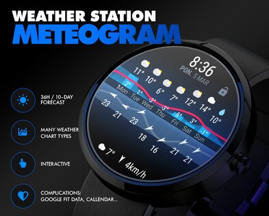 Погода для Wear OS 2.8.1.6. Скриншот 5
