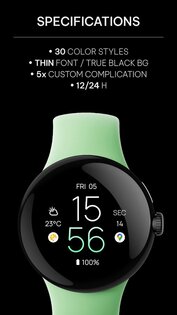 MNML Thin – циферблат часов 1.6.6. Скриншот 3