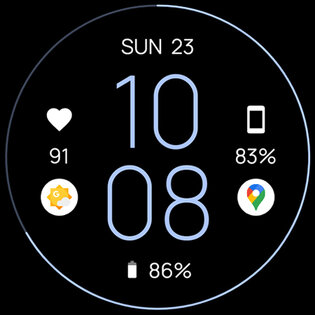 MNML Thin – циферблат часов 1.6.6. Скриншот 9