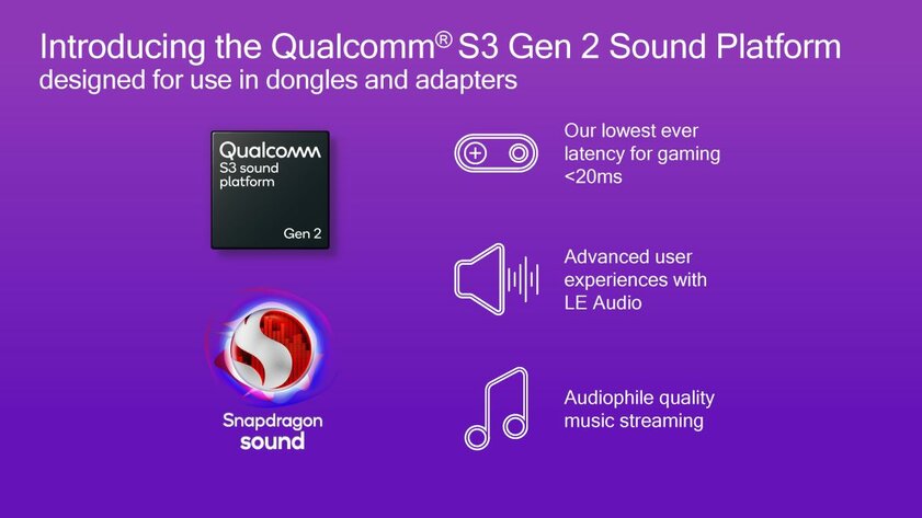 Qualcomm улучшила платформу Snapdragon Sound S3 Gen 2, вдвое уменьшив задержку звука по Bluetooth