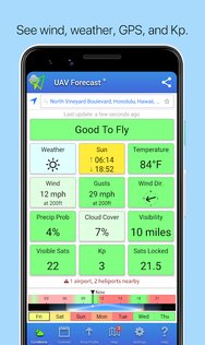 UAV Forecast for Drone Pilots 2.9.41. Скриншот 1