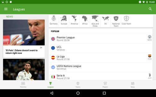 BeSoccer – Soccer Live Score 6.1.1. Скриншот 9