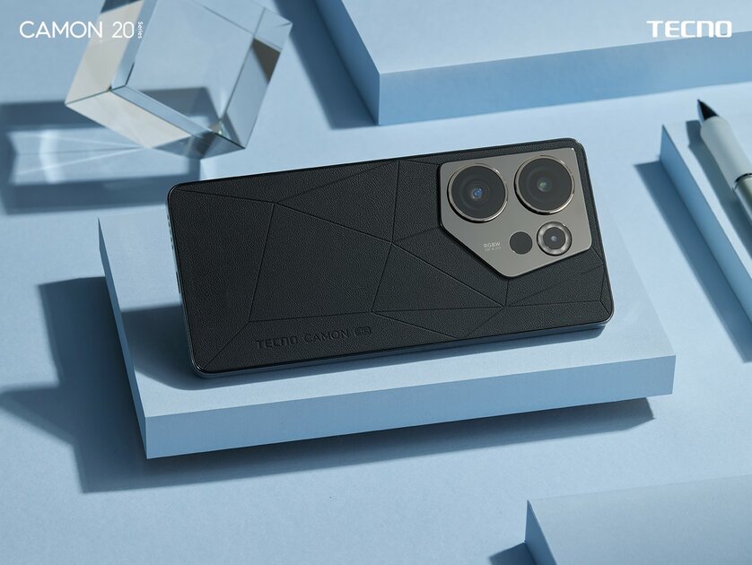 TECNO представила в России смартфоны Camon 20 с продвинутой камерой и необычным дизайном