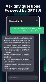 Chatbot AI 10.3.18. Скриншот 2
