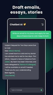 Chatbot AI 10.3.18. Скриншот 4