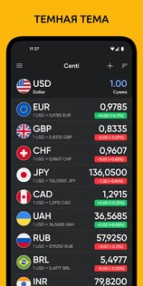 Centi – конвертер валют 8.0.0. Скриншот 3