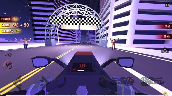 Moto Mad Racing 1.12. Скриншот 8