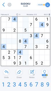 Судоку Клуб 2.1.3. Скриншот 1