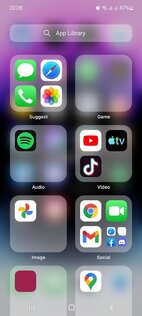 Launcher iPhone 16 1.79. Скриншот 3