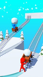 Snow Race 3D 1.2.3. Скриншот 2