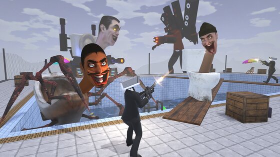 Toilet War: Skibd vs Camera 1.0.23. Скриншот 17