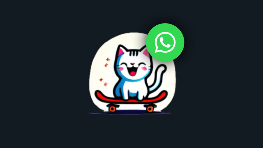 «Кот смеётся на скейтборде»: WhatsApp* научился генерировать стикеры, получается хорошо