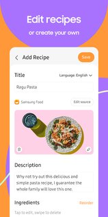 Samsung Food – план питания 2.52.1. Скриншот 7