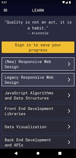 freeCodeCamp 6.1.0. Скриншот 3