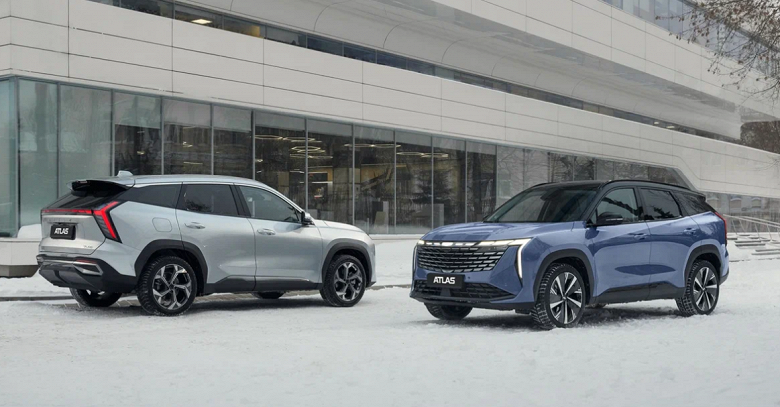 В Россию прибыл новый Geely Atlas: три комплектации и один двигатель на 200 л.с.