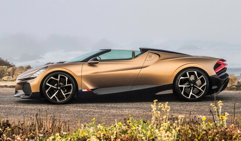 Bugatti представила спайдер Mistral: последний суперкар бренда на двигателе W16